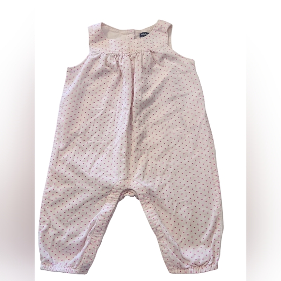 Baby Gap Milkshake Pink Polka Dot  3-6 Month Baby  Romper - Picture 1 of 7